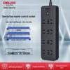 Delixi Multi-Function Extension Cord Power Strip for Home/Dorm with Multi-Socket Converter