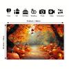 1pc2D flat banner background cloth, Halloween pumpkin, suitable for garden decoration, no power supply required——wzy