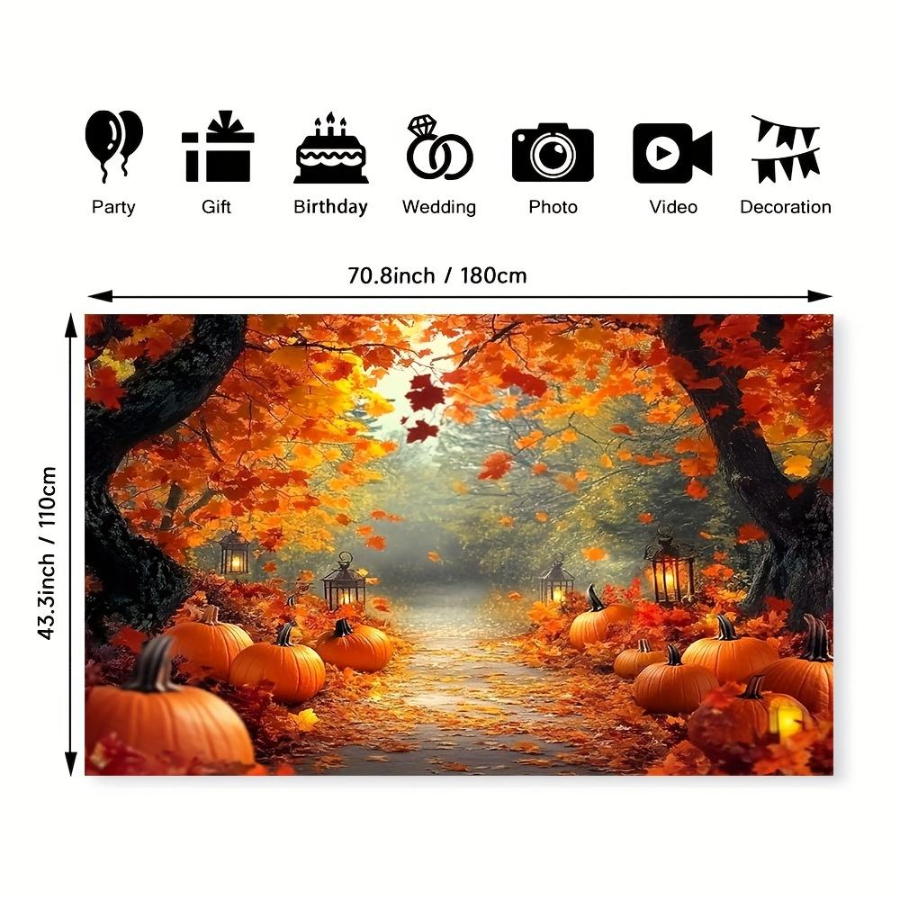 1pc2D flat banner background cloth, Halloween pumpkin, suitable for garden decoration, no power supply required——wzy