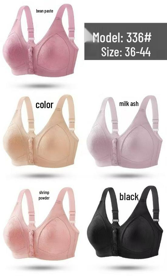 Front Buckle Shaping Bra for Anti-Sagging, Wire-Free Comfort for Middle-Aged & Elderly Mothers