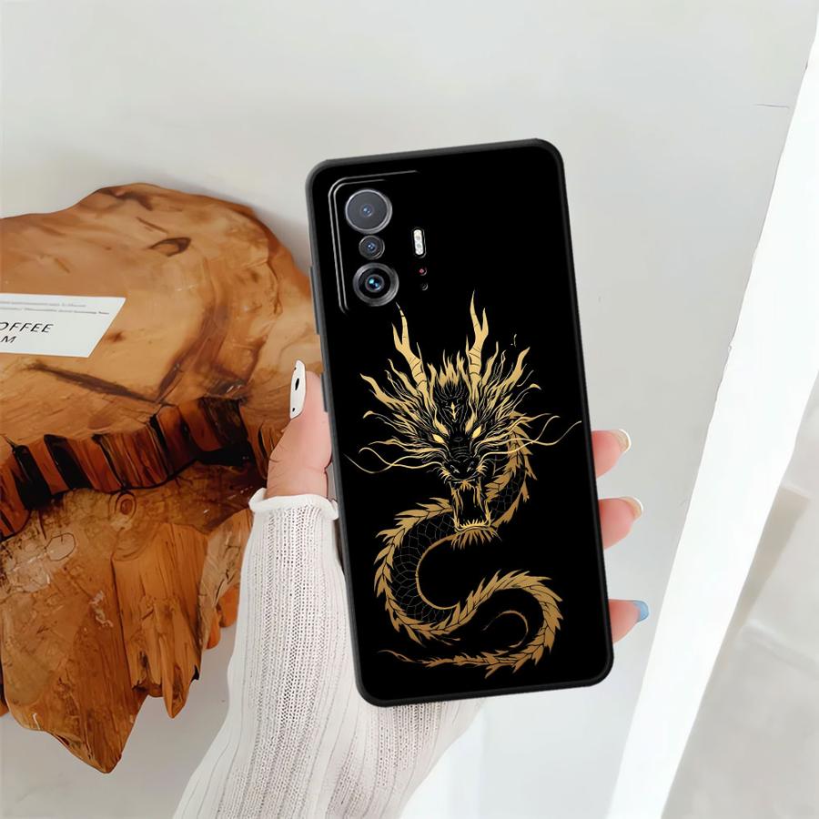 Coole Drachen Hülle Handyhülle Case für Xiaomi Mi 14 12X 12T Pro 13 Lite 11 10T 11T 12
