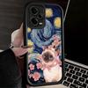 Cute Floral Headscarf Kitten Soft Phone Case for Xiaomi Poco X7 X6 X5 Pro X4 Gt X3 F7 Ultra M8 M7 Redmi 15C 15 14C 13 13C 12 12C