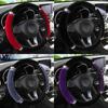 Universal 37-38cm Diameter Soft Plush Rhinestone Car Steering Wheel Cover Interior Accessories Steering-Cover Car-styling