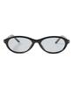 Hangeul Antique Oval Sunglasses Black
