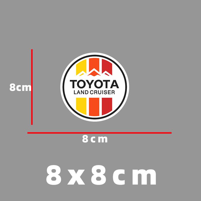 Toyota LC Cruise Kulusawa modified off-road vehicle waterproof side rear window glass logo car sticker personalized car sticker