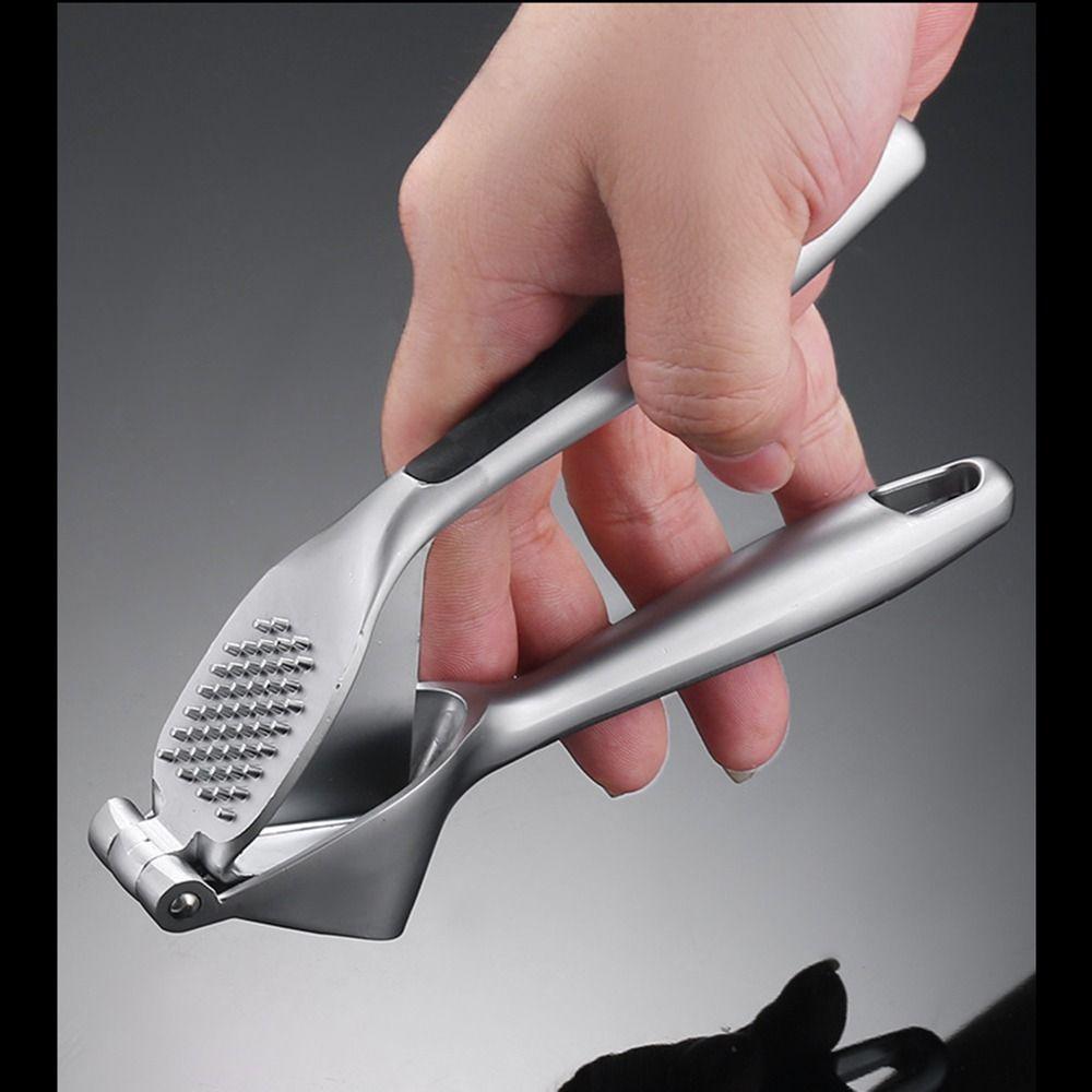 Easy To Squeezable Garlic Chopper Zinc Zinc Zinc Alloy Ginger Crusher Garlic Mincer  Restaurant Use