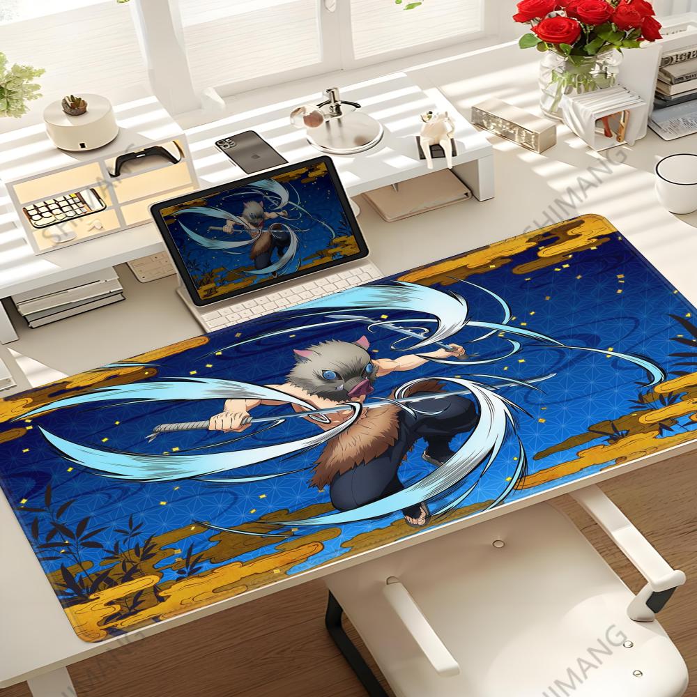 Tappetino Mouse Demon Slayer Giapponese Kimetsu No Yaiba Tanjiro Accessori Gaming Mousepad Anime Azienda Mousepad Ufficio Scrivanie Gamer