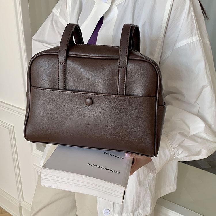 

Bag Women s Korean Shoulder Bag Women s Early Spring 2025 New Retro Underarm Bag Versatile Large Capacity Tote Bag темно-коричневого