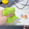 1/2 Bucăți Animale Decomprimante Broască Pufoasă Figurină Desene Animate Anime Broască Verde Jucărie de Pluș Broscuță Pufoasă Pandantiv Ornamente Drăguțe