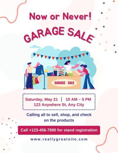 

Yard Garage Sale v Customized Sign Weatherproof AluminumAluminum 20x30cm（7.8x11.8inch）