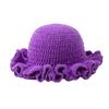Floppy Women Bucket Hat Crochet Knit Beanie Hat Casual Fisherman Cap
