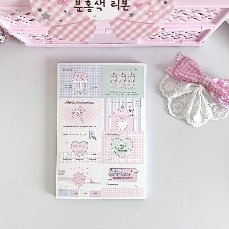 Korean Style Mini Sealing Stickers (3x4CM) for Card Packaging and DIY Journals - Cute Adhesive Designs