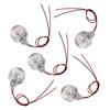 5er-Pack 1W LED-Deckleuchte DC 12V Mini Einbau-Spotlight Niedervolt-Landschafts-Bodenleuchten Gehweg