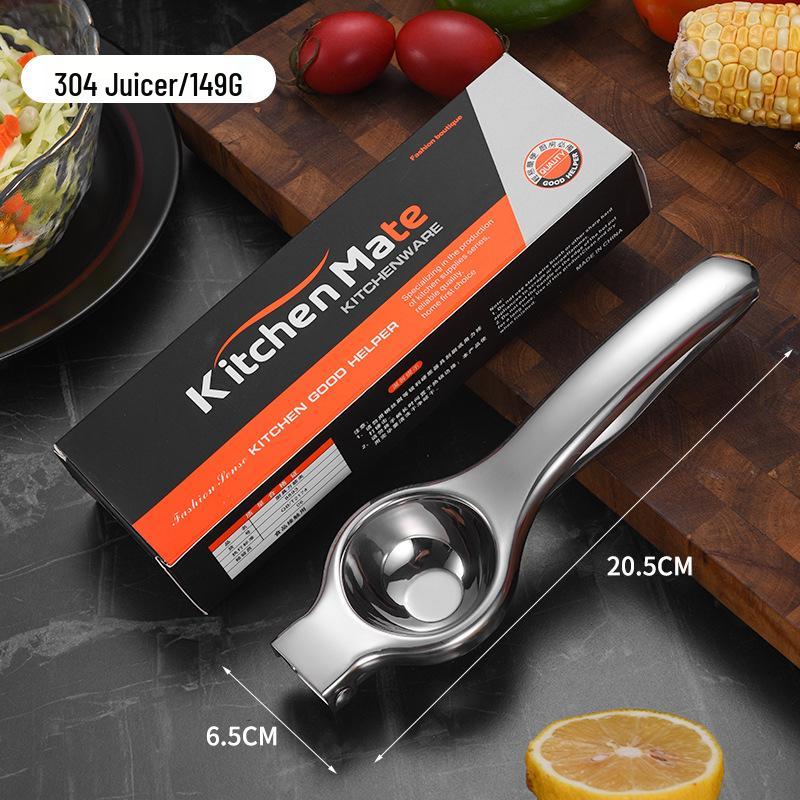 304 Stainless Steel Manual Lemon & Orange Juicer - Kitchen Press Squeezer