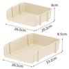 Minimalism A4 File Rack INS Style Desktop Organizer Simple File Storage Tray  Home Office