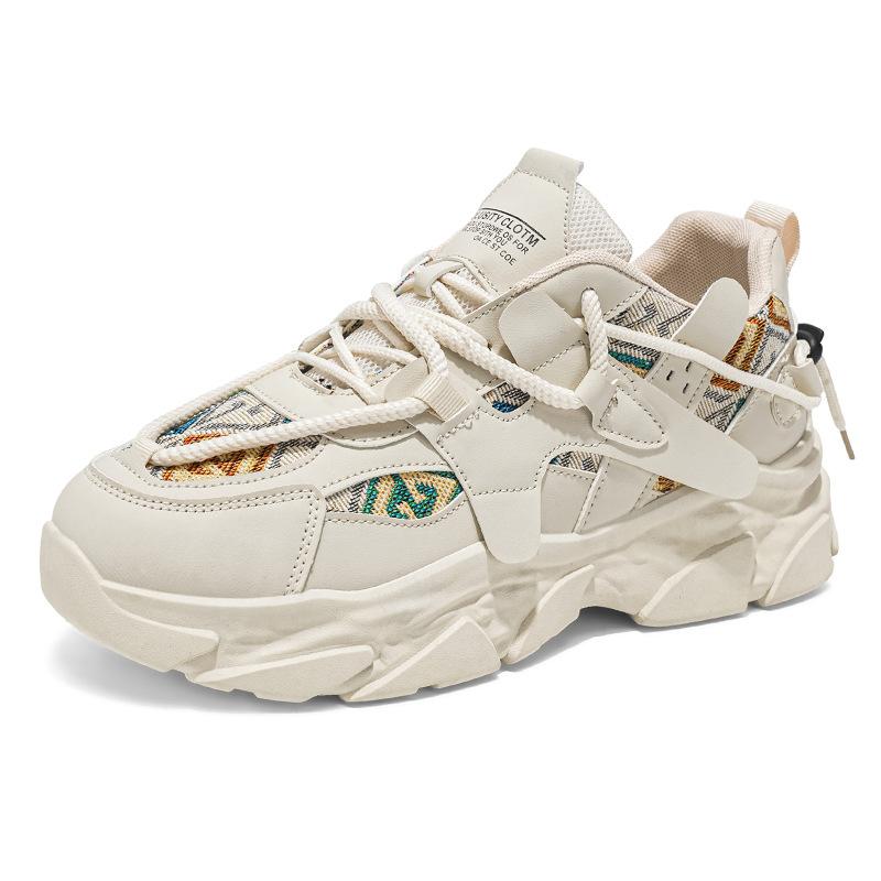 Sommer Herrenschuhe neue atmungsaktive Schuhe Herren Sportschuhe trendige vielseitige Plateau Freizeitschuhe zum Laufen trendige Schuhe