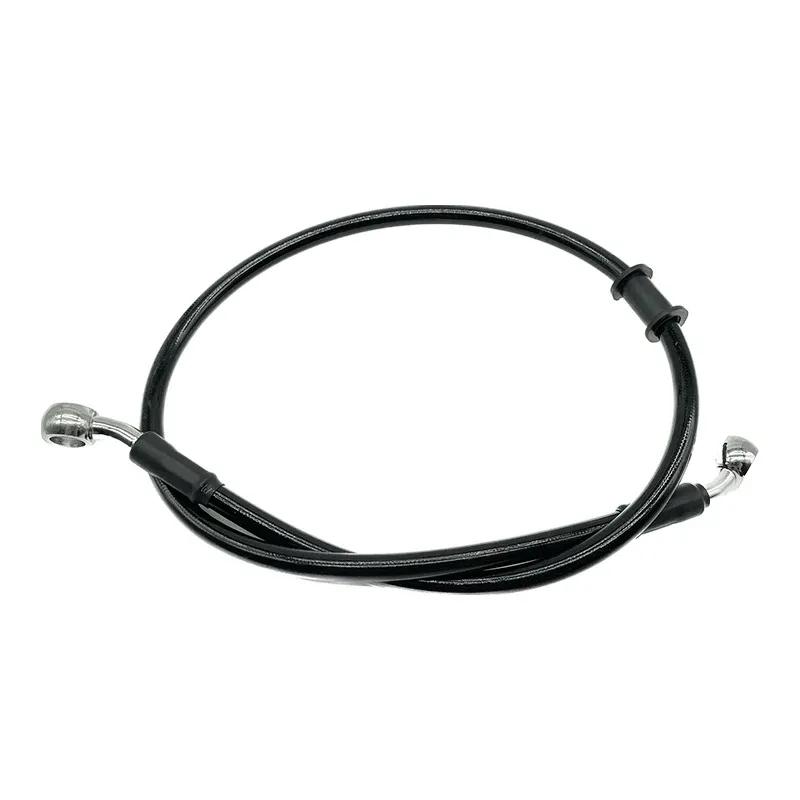 2Pcs Black 300mm To 2200mm 28° 10mm Motorcycle Hydraulic Reinforced Brake Clutch Oil Hose Line Pipe For ATV Dirt Pit Racing Bike