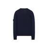 STONE ISLAND Sleeve Label Lightweight Wool Crew Neck Sweater Men Sweater Ocean-Blue 7315526C4-V0028