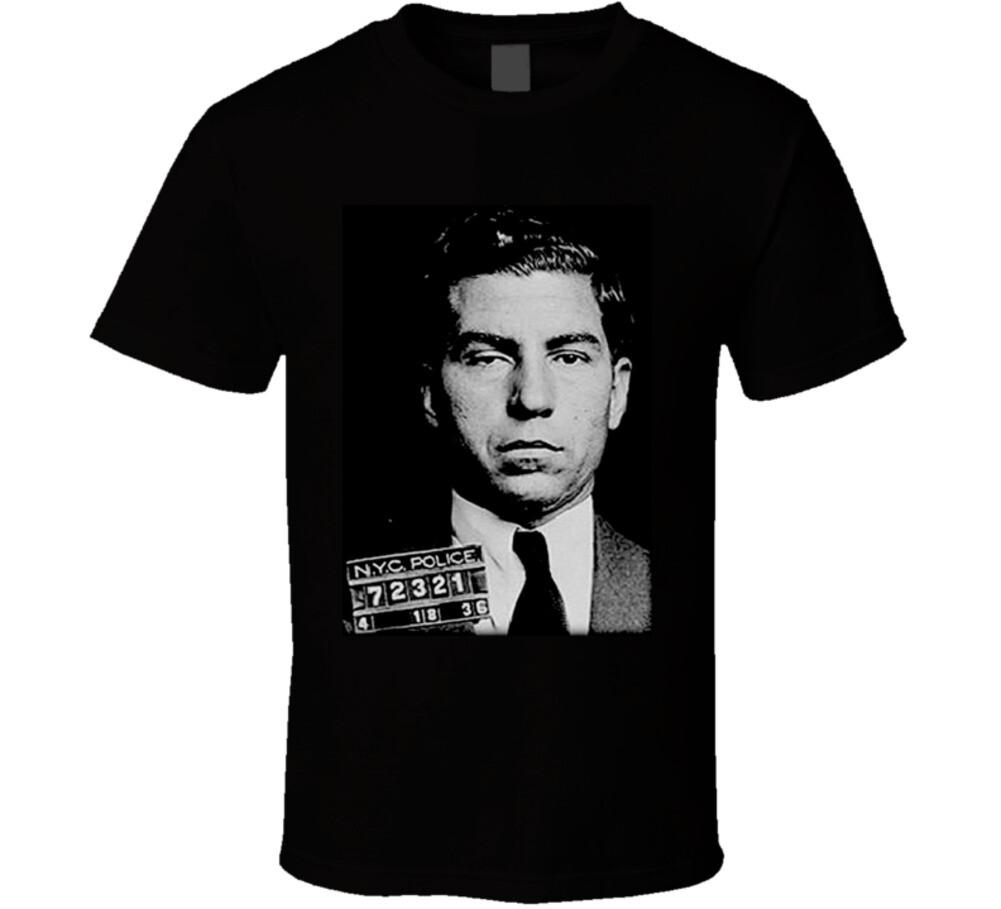Lucky Luciano Mafia T Shirt XXXL