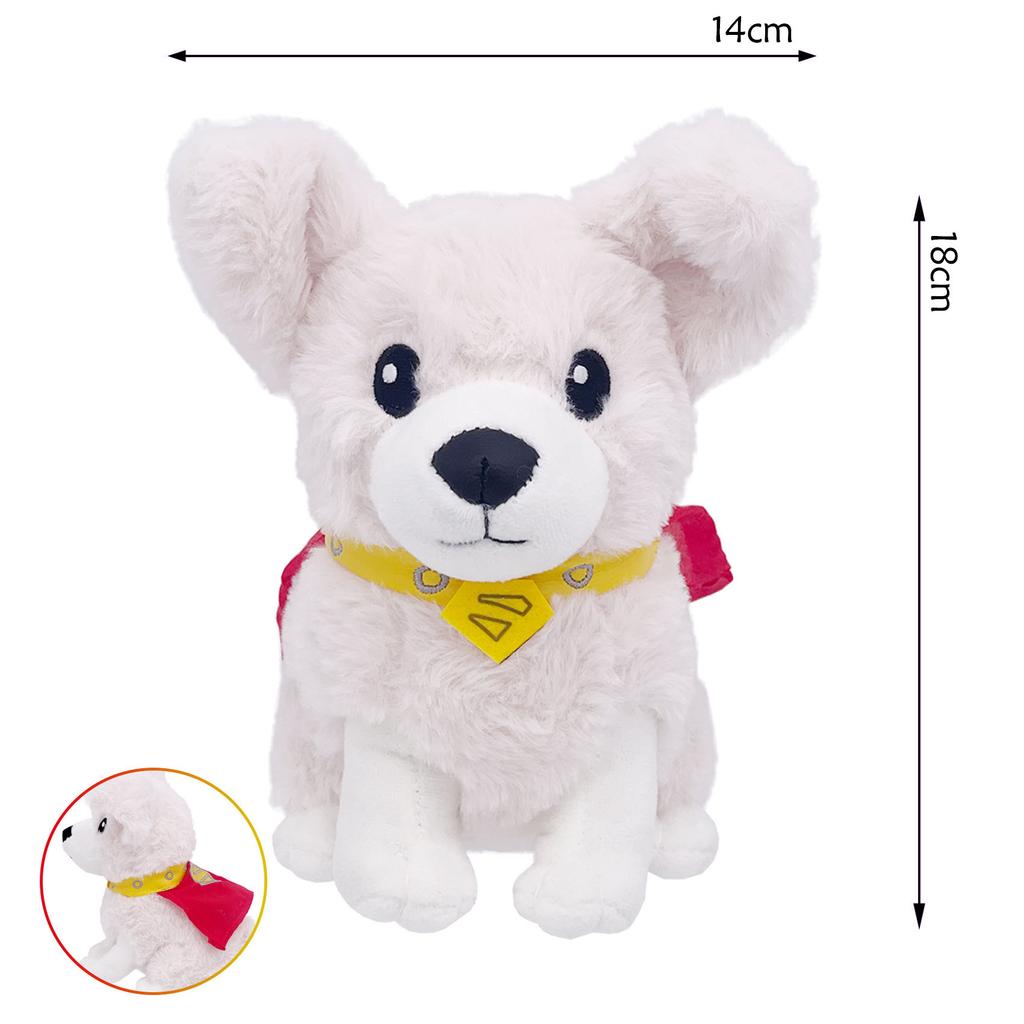 Non-Toxic New Producthalloween Gift Superman Superhero Dog Real-Life Version Superhero Series Plush Dog Toy Plush Doll Toy