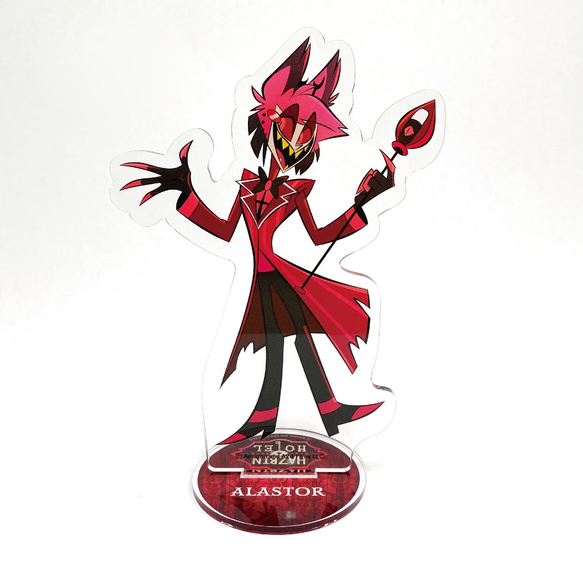 

Animation Hazbin Hotel Charlie Morningstar Vaggie Alastor Acrylic figure stand Figure Tabletop decoration piece Festival key ring