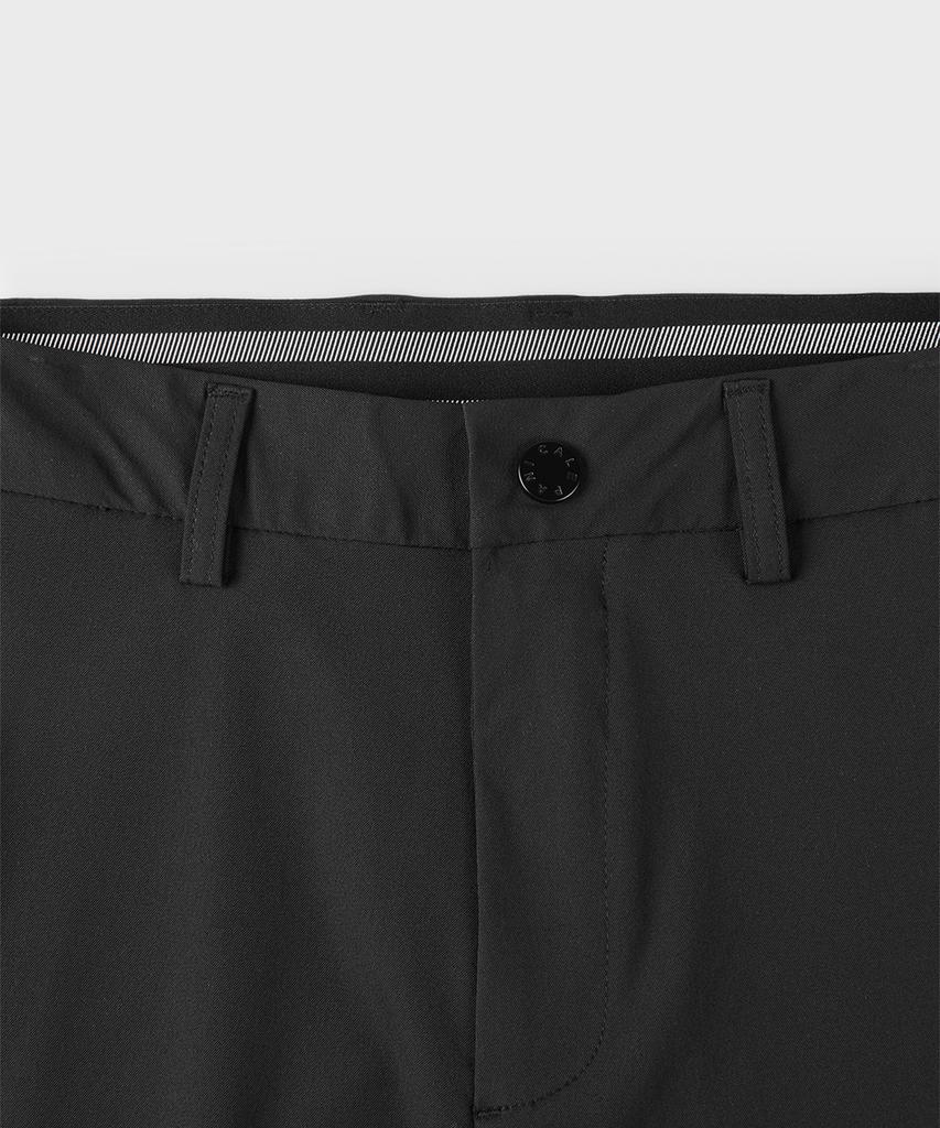 PANICALE Black Golf Nylon Regular Slim Fit Pants
