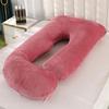High-Density Solid Color Maternity Pillow for Pregnancy, Side Sleeping, Breastfeeding, and Headboard Support