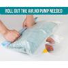 No‑Pump Vacuum Compression Storage Bags, Space Saver Travel Bags for Clothes, Handy Organizer for Luggage Home Cruise Camping Storage Accessories