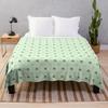 Baizhu Pattern Throw Blanket Bed Plaid On the Sofa Soft Big Decorative Throw Decorative Sofa Blankets