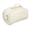 Cosmetic Bag Multifunctional Portable High Capacity Large Opening Travel Makeup Bag for Women Beige Free Size