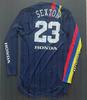 2025 Summer Motorcycle Jersey #23 SEXTON Long Sleeve Riding Shirt Breathable Racing Gear Comfortable Off-Road Moto Top