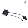 Alimentatore DC12V 2A Spina EU/US/AU/UK Impermeabile per Esterno Caricabatterie per Telecamera di Sorveglianza di Sicurezza CCTV NVR DVR Router Ingresso