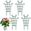 4 Pack Trellis for Potted Plants, Stackable Small Plant Trellis for Indoor Climbing Plants, Potted Plant Trellis for Houseplants, Mini Plastic Garden