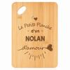 Planche À Découper / Plateau Apéro - PLANETEE - Nolan D'amour - Bambou - 30x20x1 Cm - Trou D'accroche 24 Mm