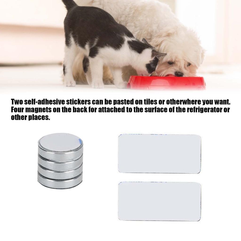 Pet Dog Feeding Reminder Magnetic Reminder Sticker Daily Indication Chart for Pets