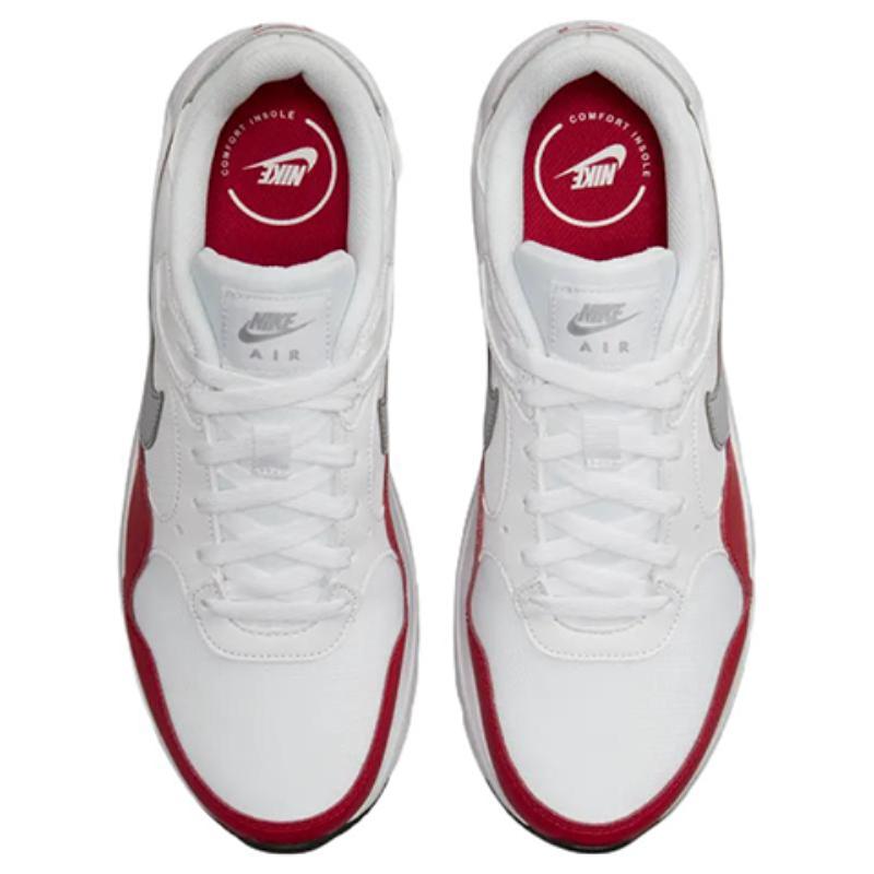Nike Air Max Sc White University Red Wolf Grey Sneakers Casual Shoes CW4555-107