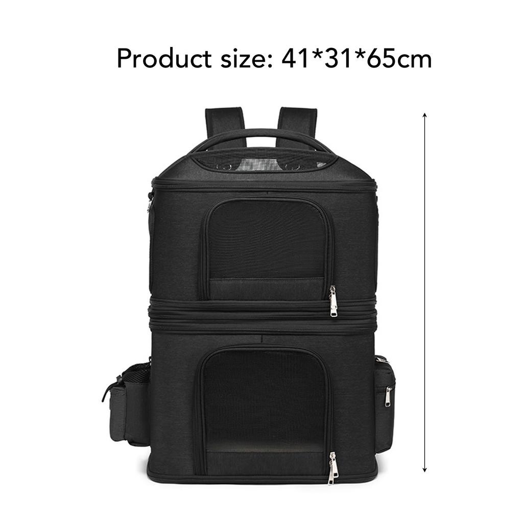 Cat Carrier Detachable Backpack Double Cat Carrier Breathable and Convenient for Travel    and Comfortable Shoulder