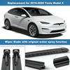 Windshield Wiper Blades For Tesla Model X With Integrated Washing,Tesla Silicone Windscreen Wiper Blades All-Seasons Applicable, Original Equipment