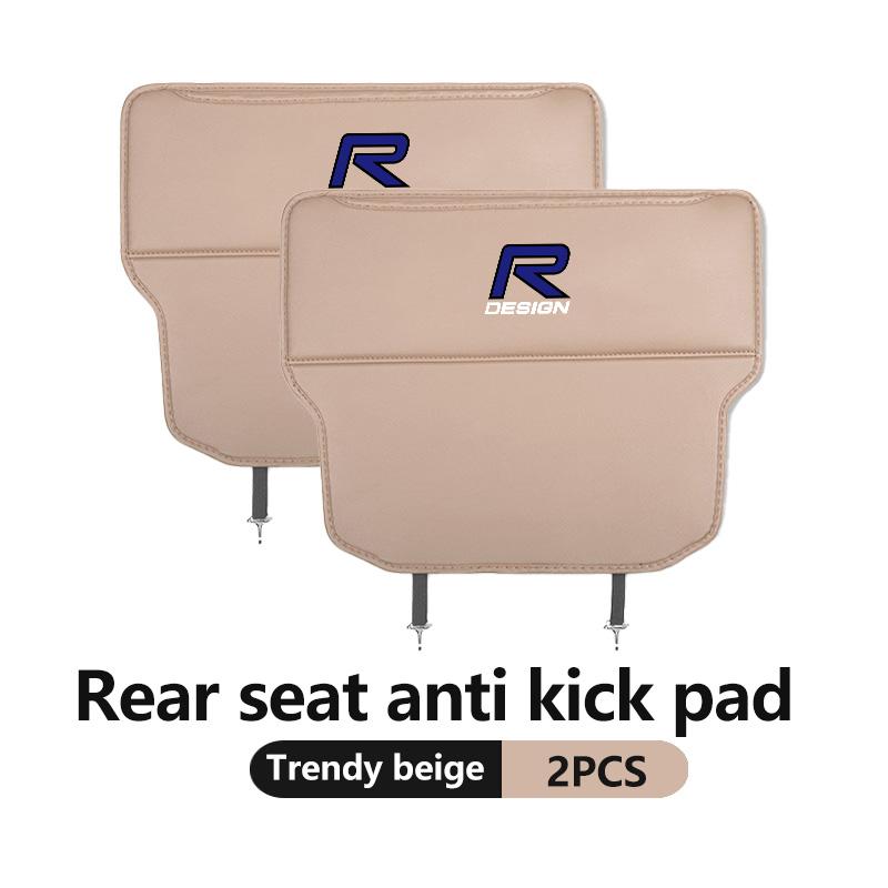 cvtwp8 Car Interior Seat Back Anti Child Kick Protector Pad Auto Storage Accessories For Volvo V50 S60 XC60 S40 XC40 XC90 V70 XC70 C30