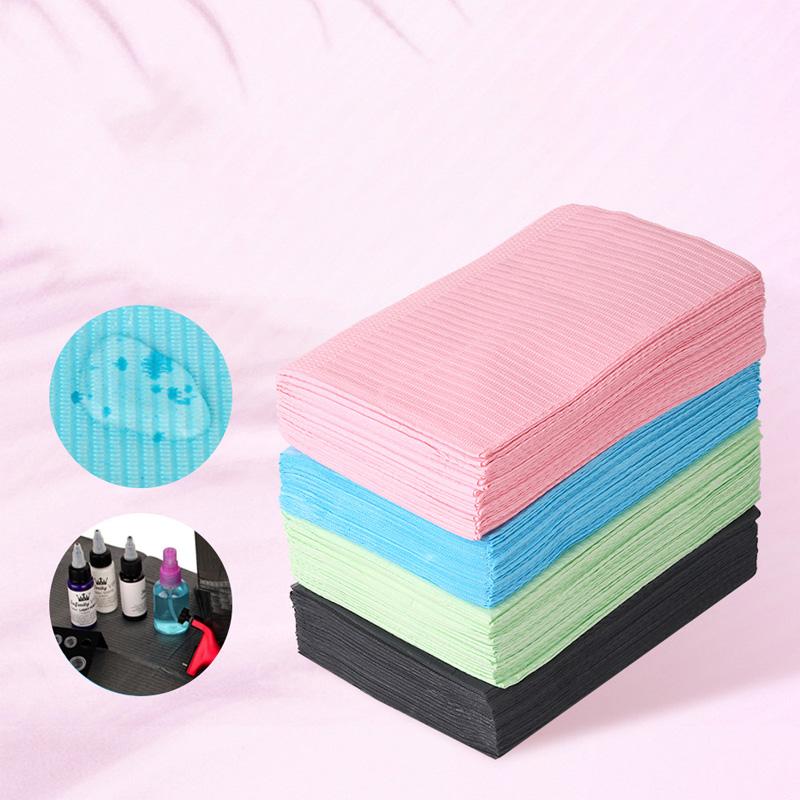 125Pcs/Set Nail Art Waterproof Clean Pad Disposable 45*33.5CM Foldable Mat Tattoo Table Cover Manicure Tool