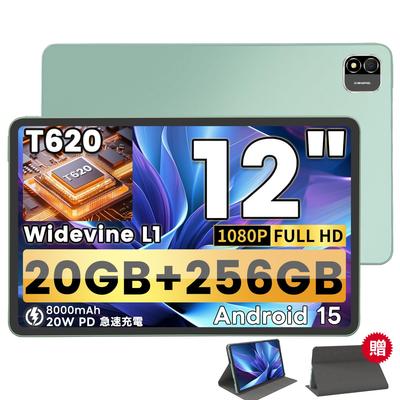 Nová Android 15 2K FHD Velká Azeyou Android T620 8000mAh Velká Rychlá PD20W 5G Widevine Tablet s Projekcí, 12palcový Displejový Tablet, 20001200 FHD,