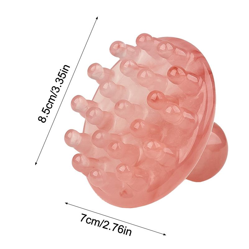 Sandalwood Disc Wooden Massage Scalp Wide Tooth Scalp Comb Round Tip Scalp Tool Handheld Wet Dry Hair Massage Comb Acupoint