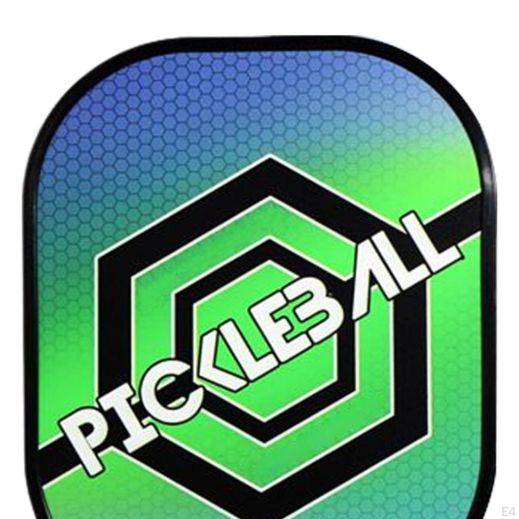 Set with 4 Pickleball Balls, 2 Paddles Comfort Grip And Portable Storage Bag for Adults