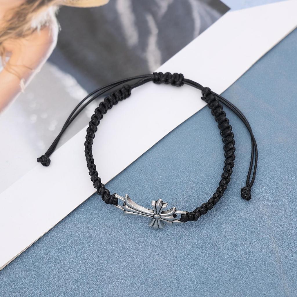 Handmade Adjustable Woven Rope Bracelet - Casual Unisex Fashion Jewelry