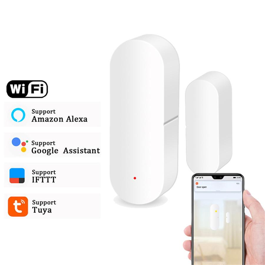 

WiFi Door Window Sensor Detector Security Alarm for Google Home Alexa for Tuya