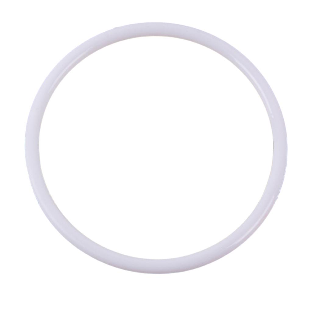 DIY Crafting Hoops Plastic Material White Hoop for Home Weeding Jewelry DIY Crafts 50mm-350mm