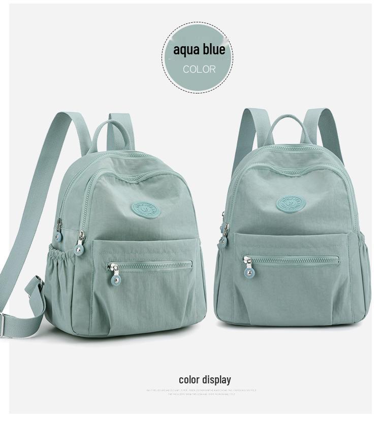 2025 Stilvoller Leichter Nylon Oxford Rucksack - Große Kapazität, Kleine Reise-Canvas-Tasche, Perfekt für Schule & Freizeit