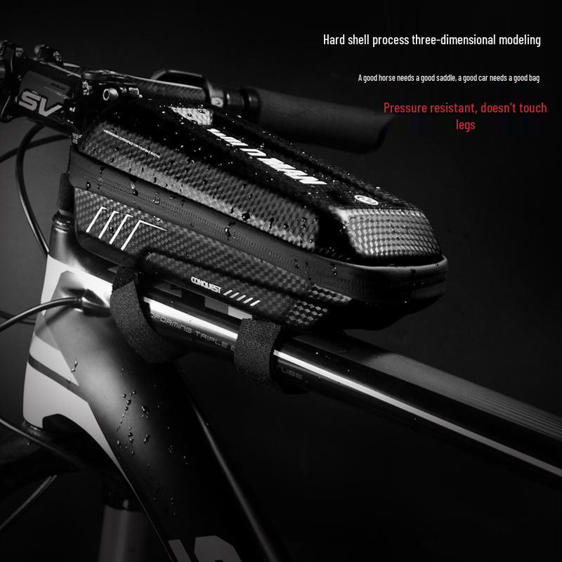 Mountain Bike Hard Shell Waterproof Frame & Handlebar Bag