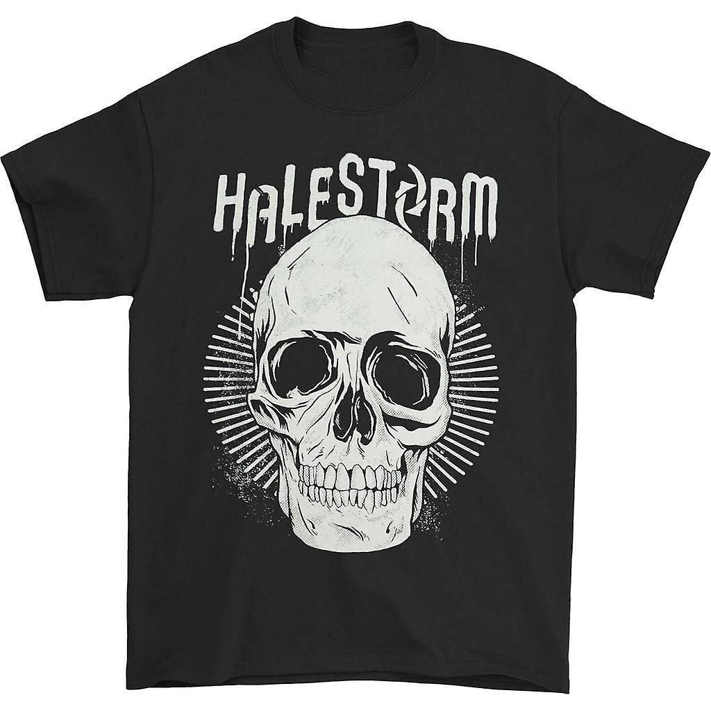 Rare! Halestorm Band Cotton Black All Size Men Women Unisex Shirt NI1184
