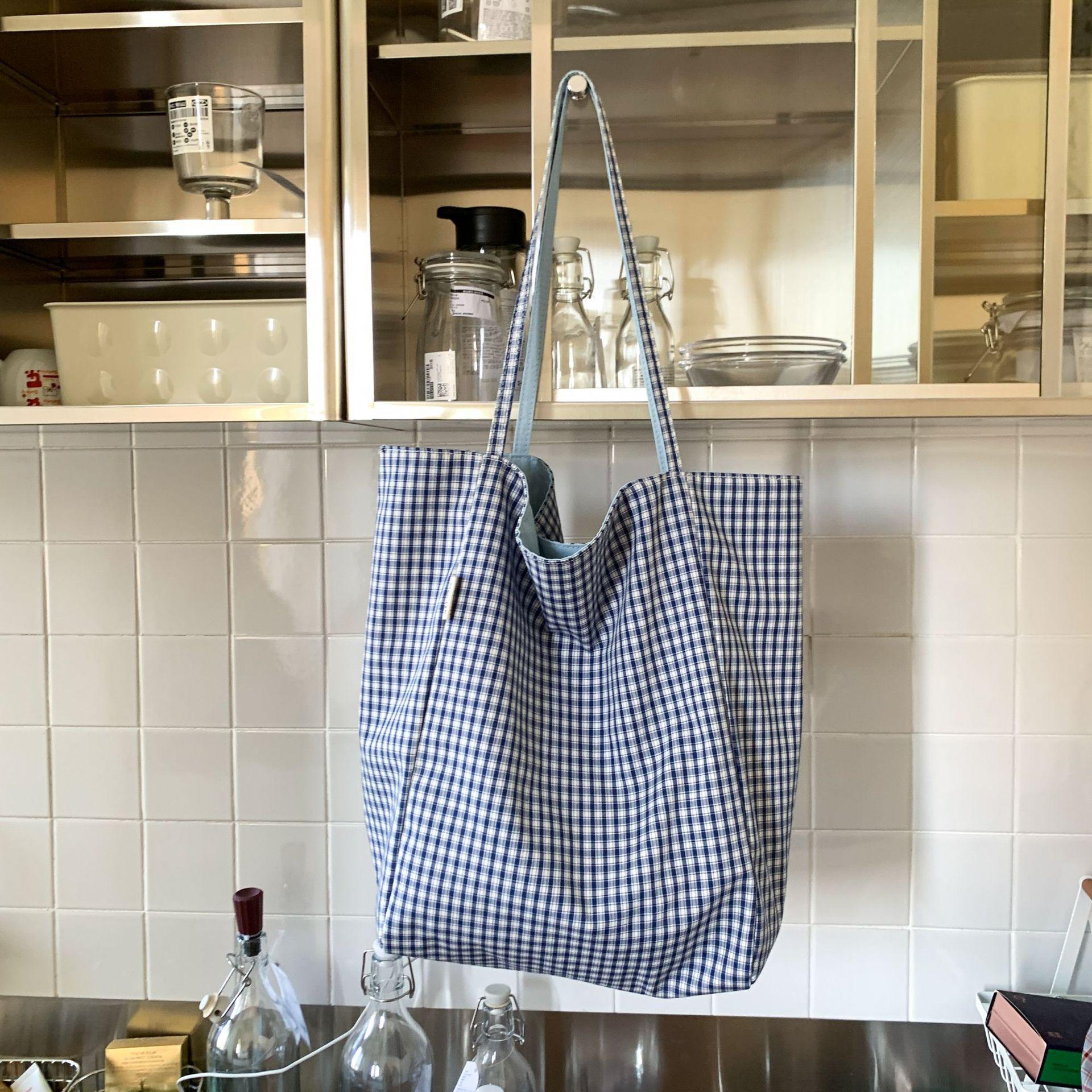 

2025 new letter printing bag women s large-capacity canvas shoulder bag casual versatile portable dual-purpose tote bag 45*11*42